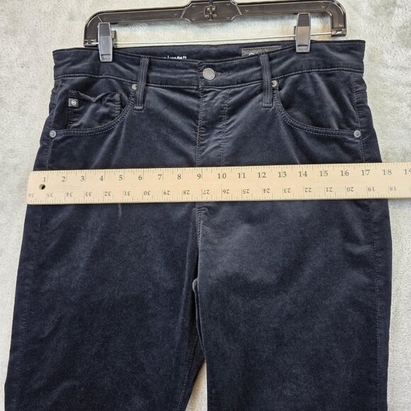 AG Adriano Goldschmied Farrah Boot Jeans Womens 30 Black Velvet High-Rise Fit - Picture 5 of 12